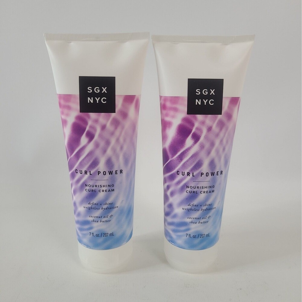 2 Pack SGX NYC Curl Power Nourishing Curl Cream 7 fl oz Define & Shine